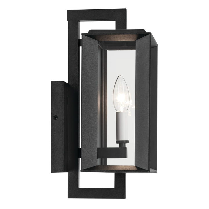 Kichler Canada - 59131BKT - One Light Outdoor Wall Mount - Kroft - Textured Black