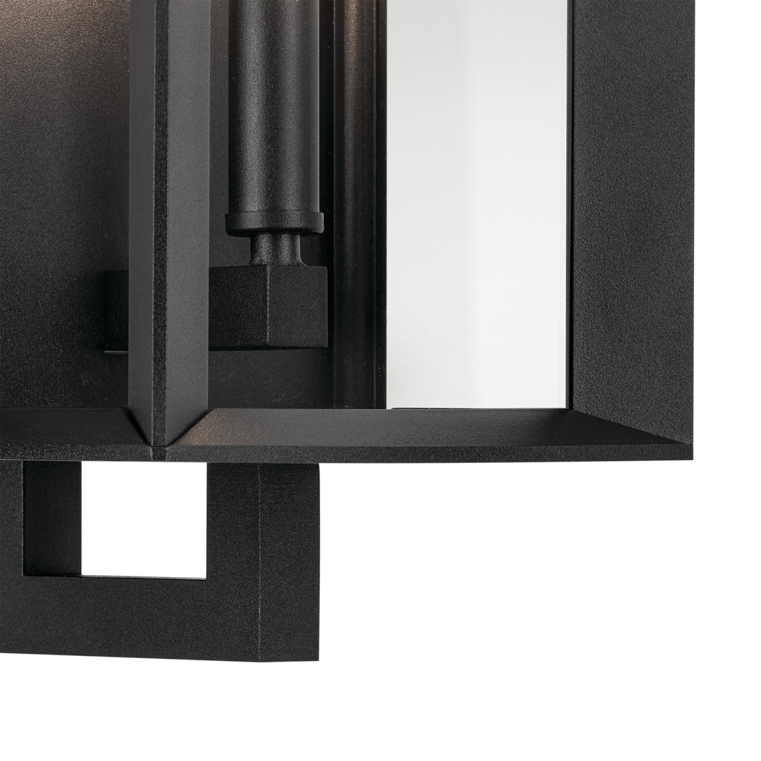 Kichler Canada - 59131BKT - One Light Outdoor Wall Mount - Kroft - Textured Black
