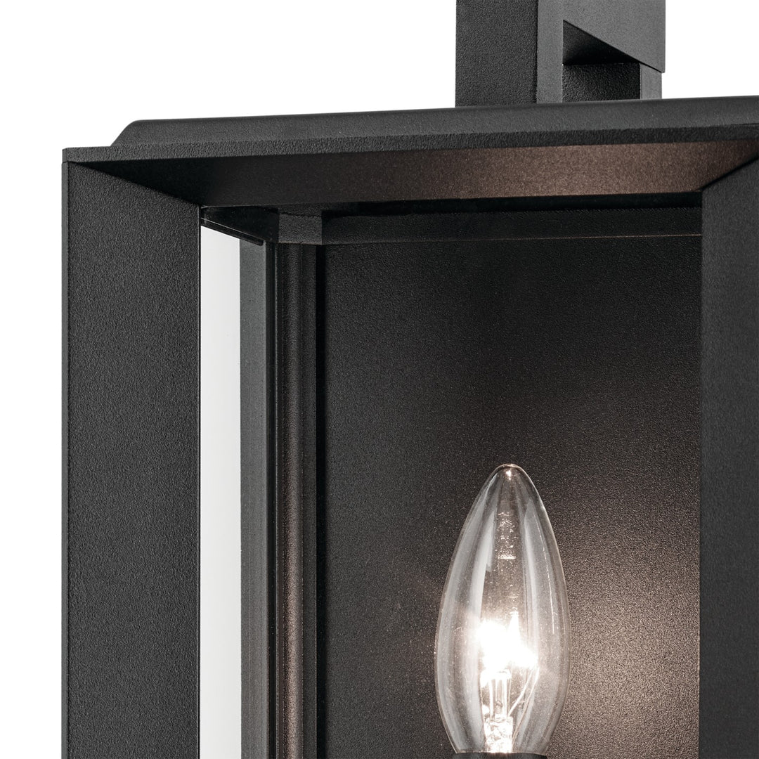 Kichler Canada - 59131BKT - One Light Outdoor Wall Mount - Kroft - Textured Black