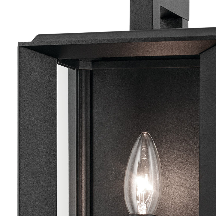 Kichler Canada - 59131BKT - One Light Outdoor Wall Mount - Kroft - Textured Black