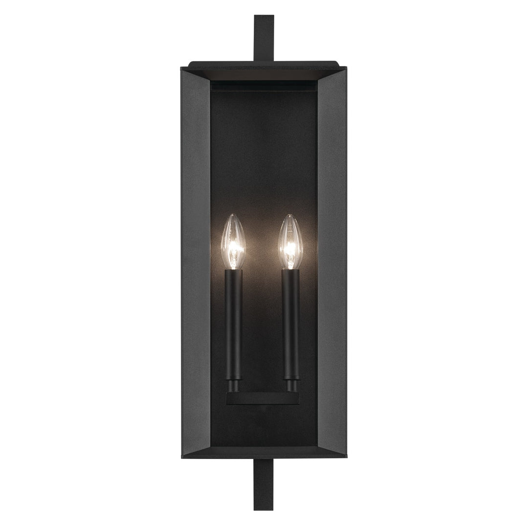 Kichler Canada - 59133BKT - Two Light Outdoor Wall Mount - Kroft - Textured Black