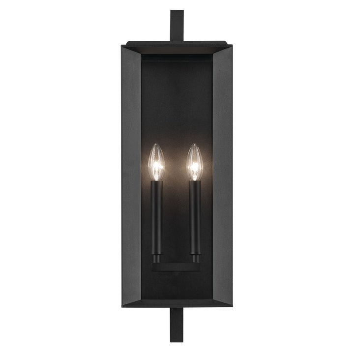 Kichler Canada - 59133BKT - Two Light Outdoor Wall Mount - Kroft - Textured Black