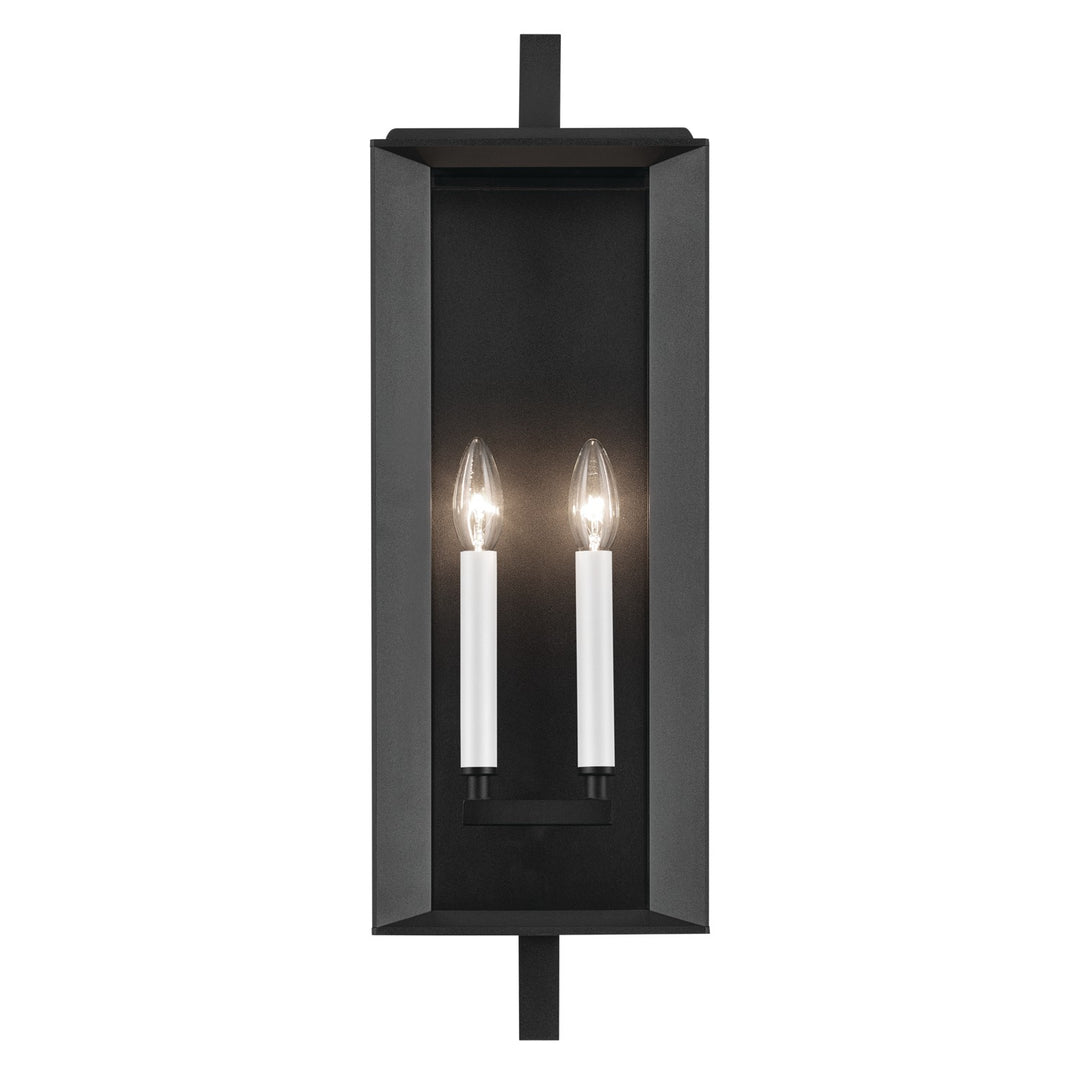 Kichler Canada - 59133BKT - Two Light Outdoor Wall Mount - Kroft - Textured Black