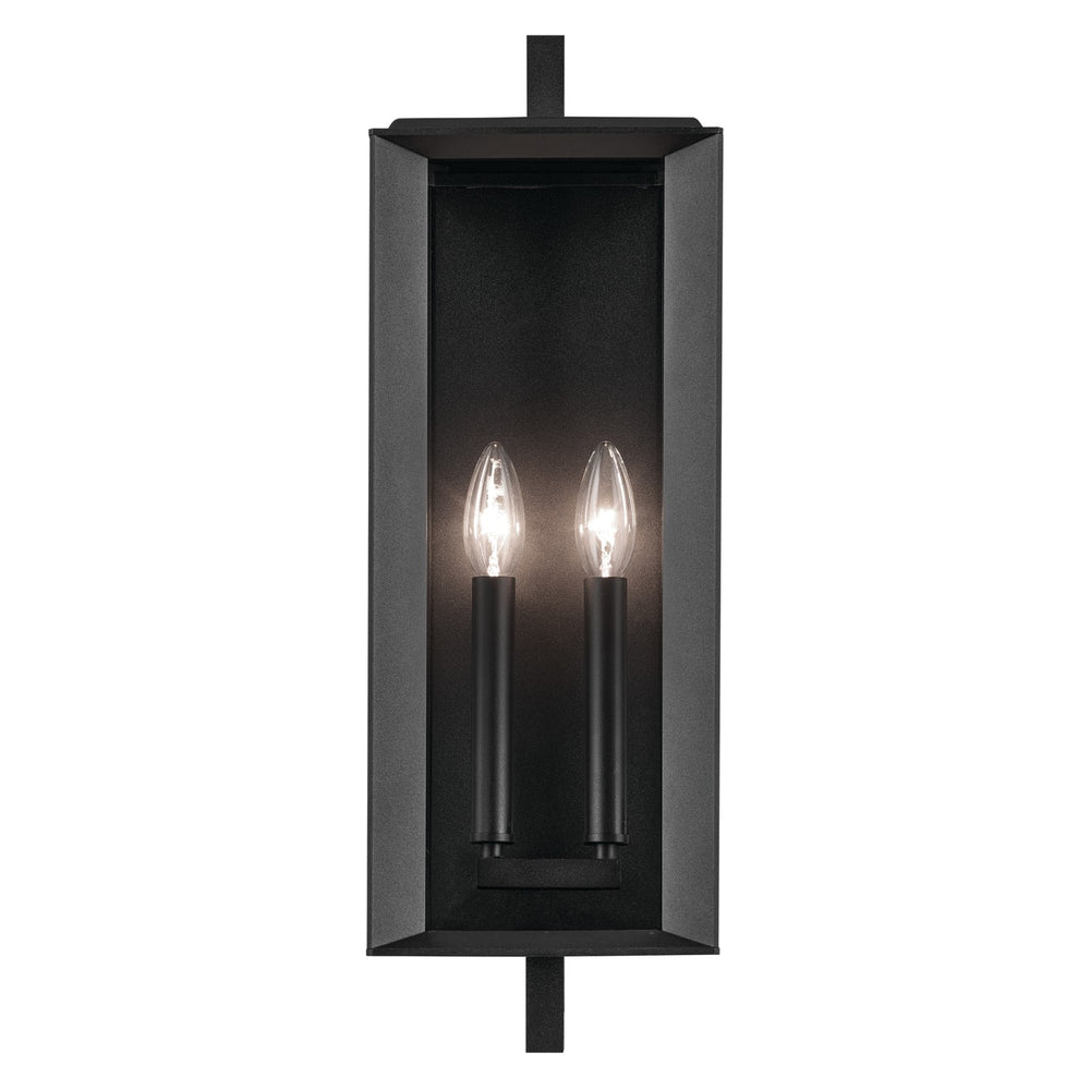 Kichler Canada - 59132BKT - Two Light Outdoor Wall Mount - Kroft - Textured Black