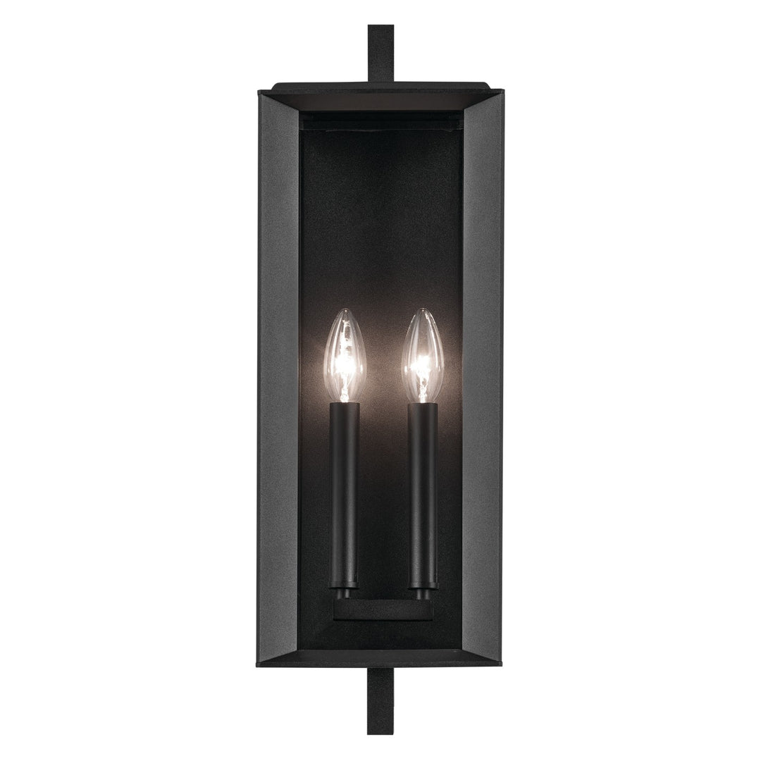 Kichler Canada - 59132BKT - Two Light Outdoor Wall Mount - Kroft - Textured Black