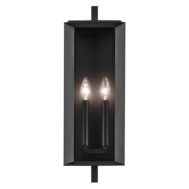 Kichler Canada - 59132BKT - Two Light Outdoor Wall Mount - Kroft - Textured Black