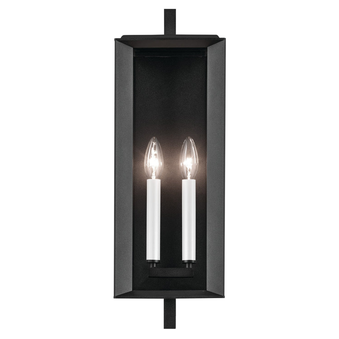 Kichler Canada - 59132BKT - Two Light Outdoor Wall Mount - Kroft - Textured Black
