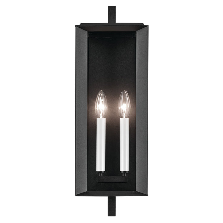 Kichler Canada - 59132BKT - Two Light Outdoor Wall Mount - Kroft - Textured Black