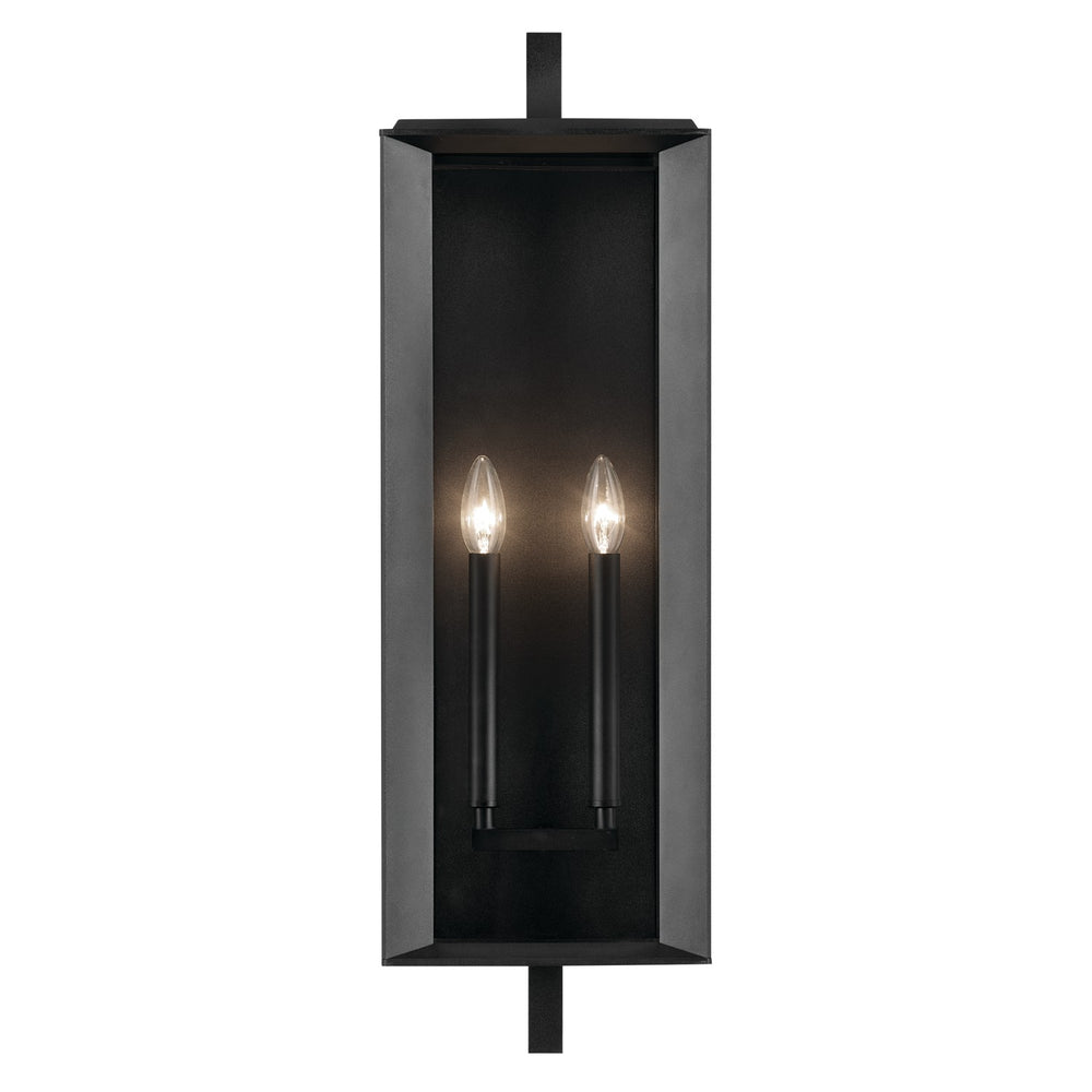 Kichler Canada - 59134BKT - Two Light Outdoor Wall Mount - Kroft - Textured Black
