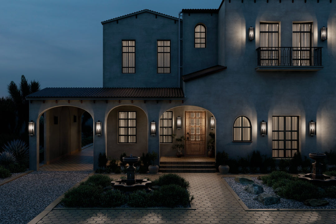Kichler Canada - 59134BKT - Two Light Outdoor Wall Mount - Kroft - Textured Black