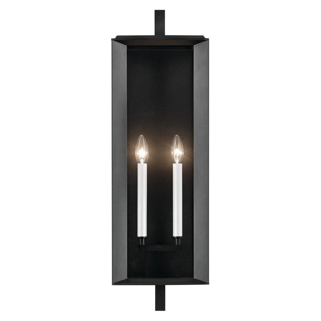 Kichler Canada - 59134BKT - Two Light Outdoor Wall Mount - Kroft - Textured Black
