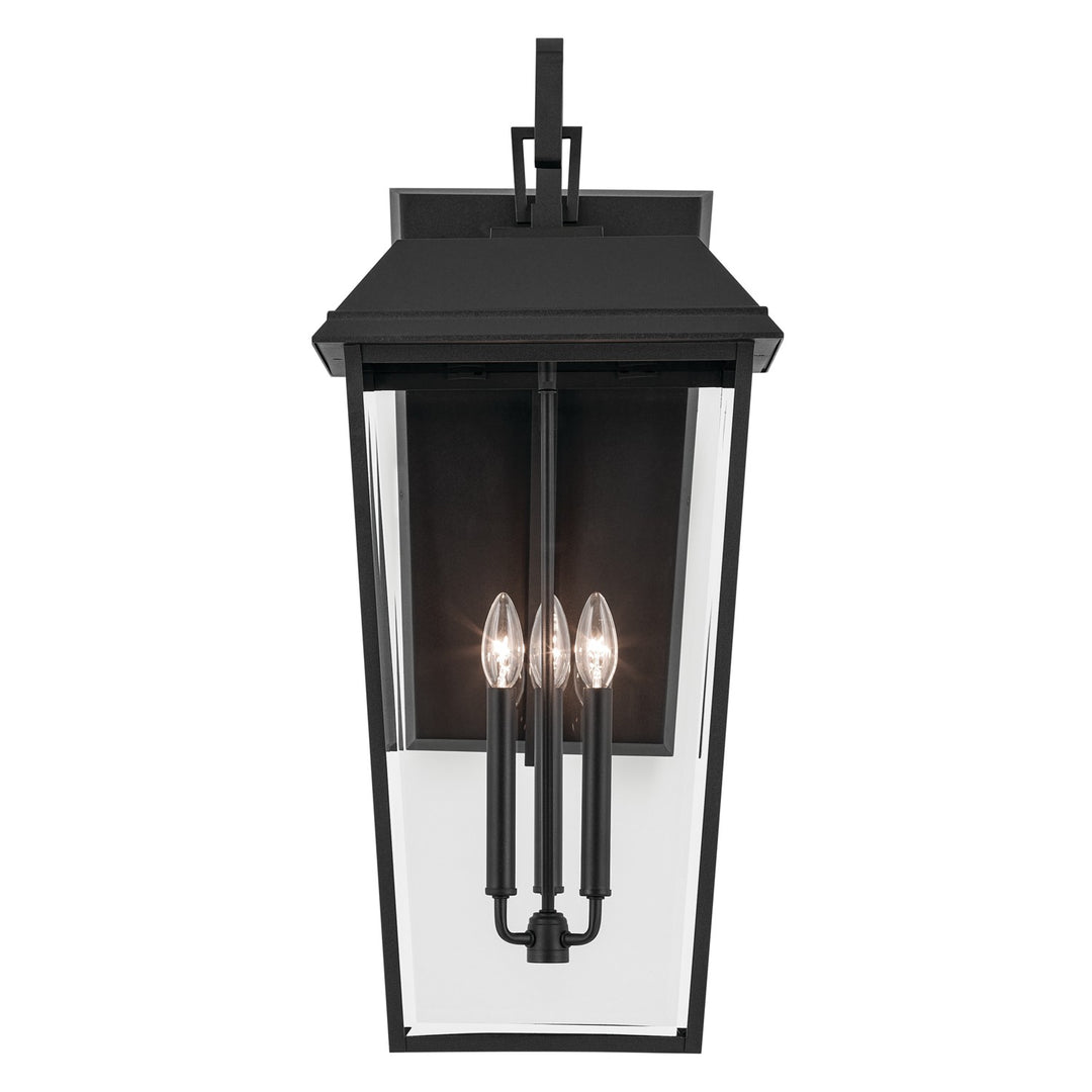 Kichler Canada - 59121BKT - Three Light Outdoor Wall Mount - Mathus - Textured Black