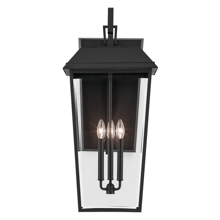 Kichler Canada - 59121BKT - Three Light Outdoor Wall Mount - Mathus - Textured Black