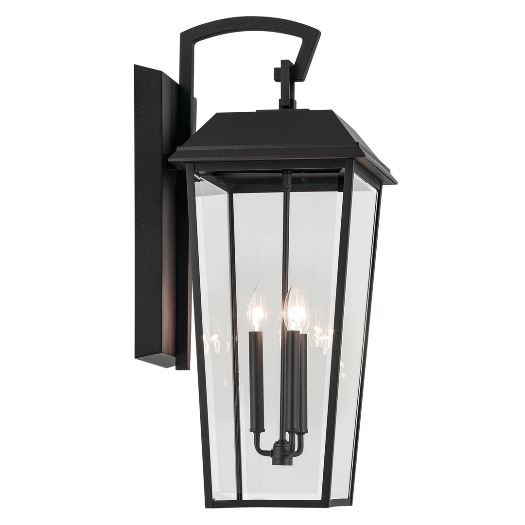 Kichler Canada - 59121BKT - Three Light Outdoor Wall Mount - Mathus - Textured Black