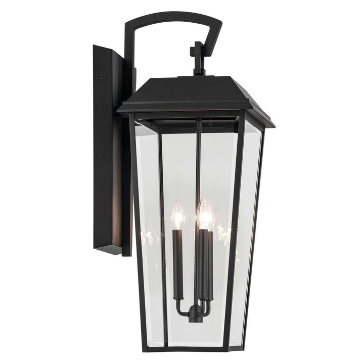 Kichler Canada - 59121BKT - Three Light Outdoor Wall Mount - Mathus - Textured Black