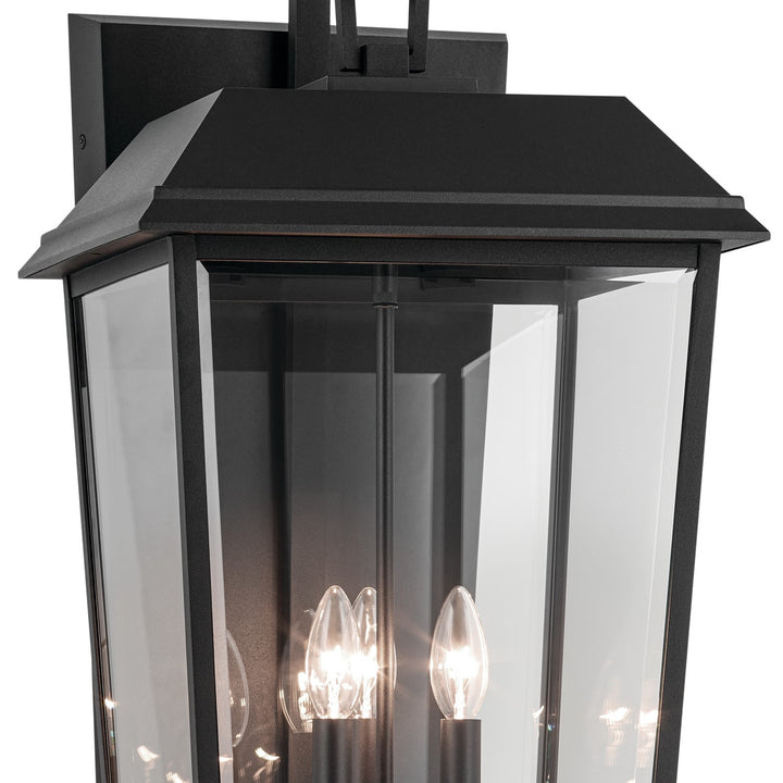 Kichler Canada - 59121BKT - Three Light Outdoor Wall Mount - Mathus - Textured Black