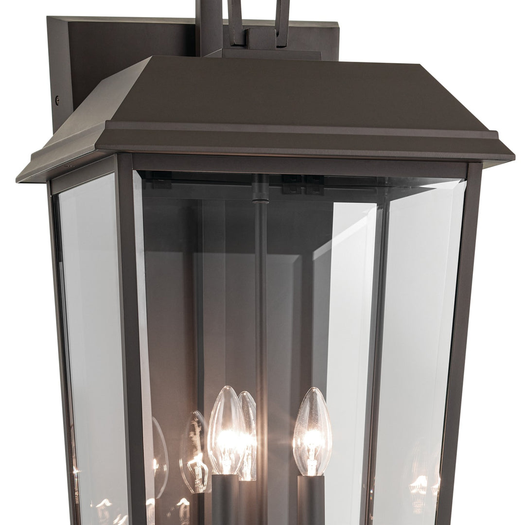 Kichler Canada - 59121OZ - Three Light Outdoor Wall Mount - Mathus - Olde Bronze