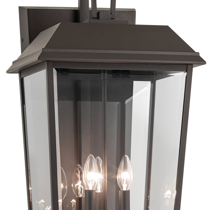 Kichler Canada - 59121OZ - Three Light Outdoor Wall Mount - Mathus - Olde Bronze