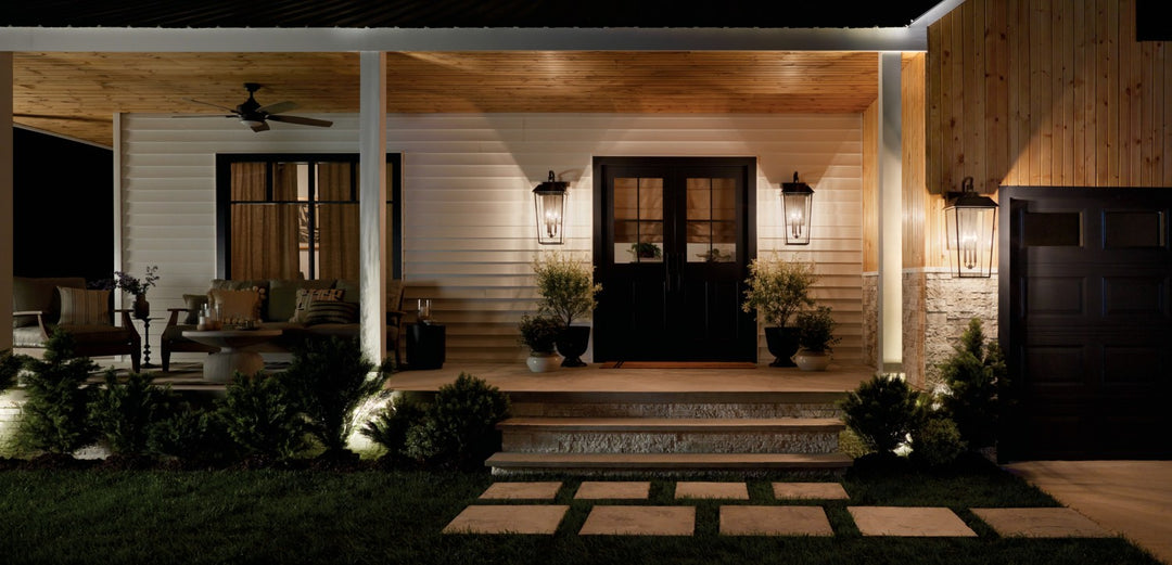 Kichler Canada - 59121OZ - Three Light Outdoor Wall Mount - Mathus - Olde Bronze