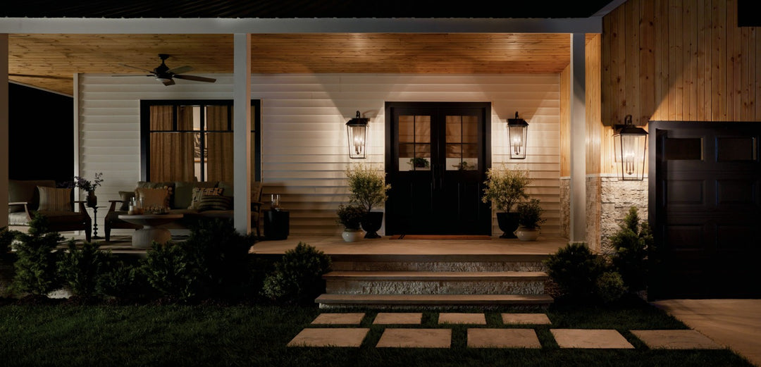 Kichler Canada - 59121OZ - Three Light Outdoor Wall Mount - Mathus - Olde Bronze