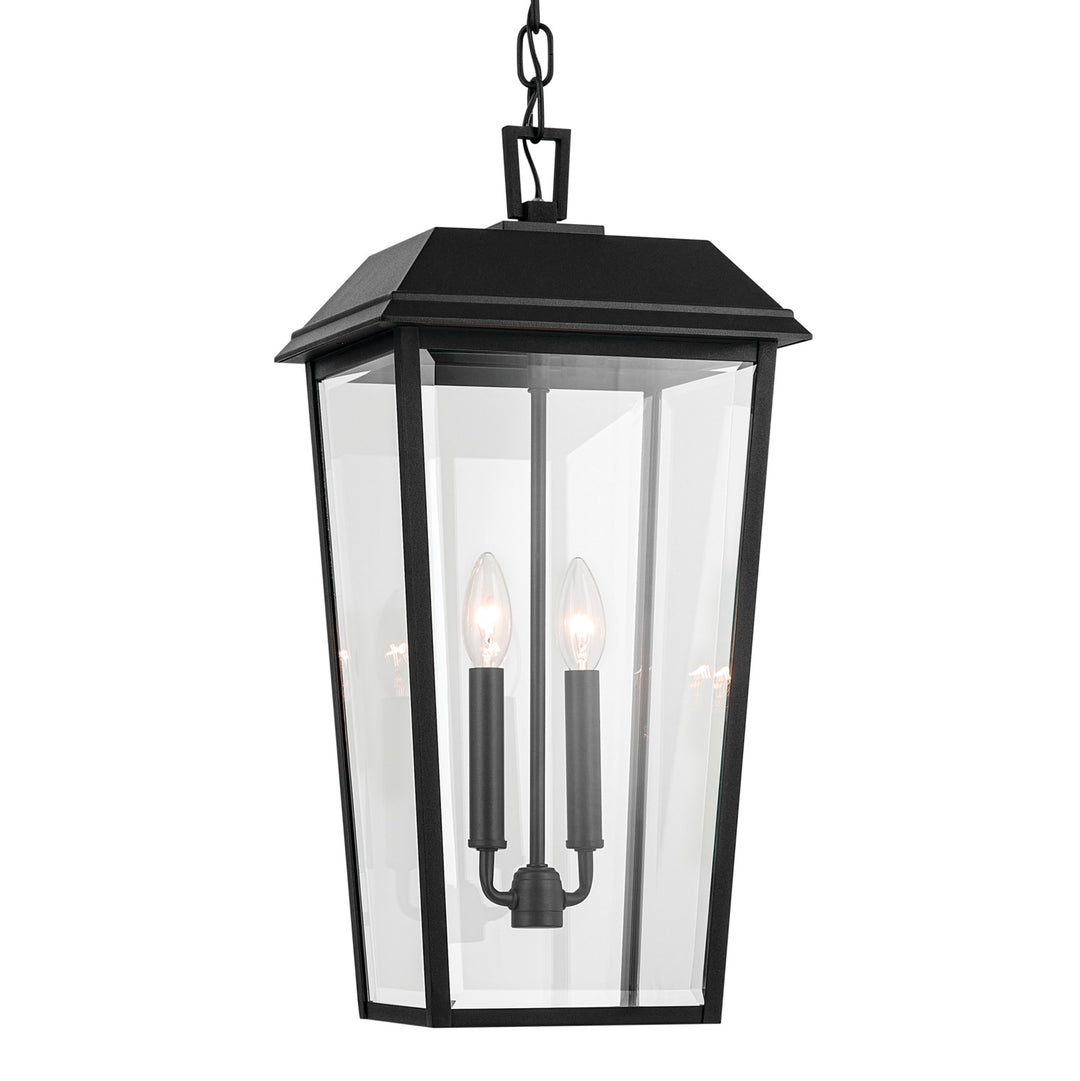 Kichler Canada - 59122BKT - Two Light Outdoor Pendant - Mathus - Textured Black