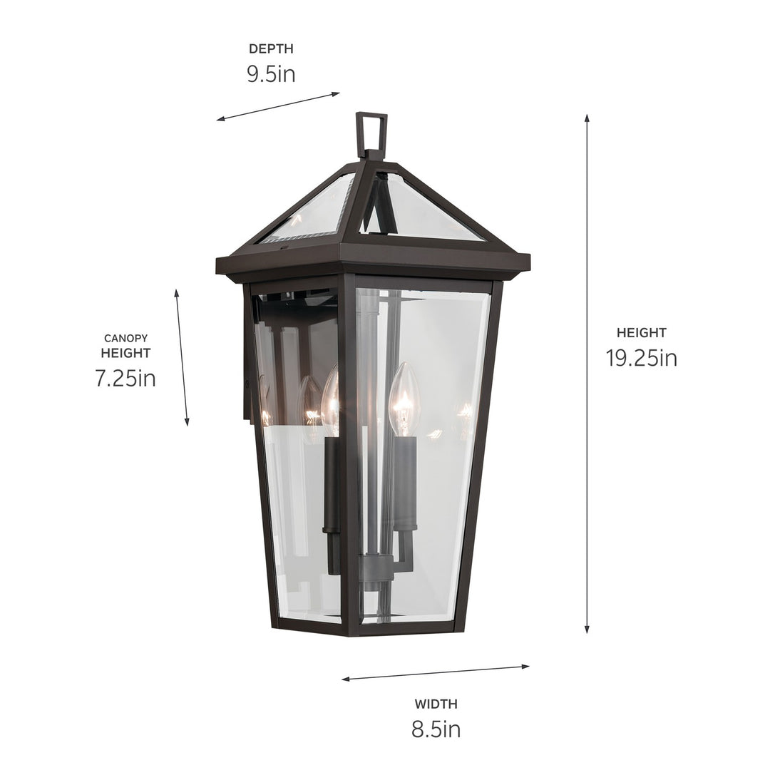 Kichler Canada - 59126OZ - Two Light Outdoor Wall Mount - Regence - Olde Bronze