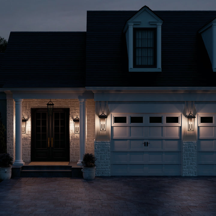 Kichler Canada - 59127BKT - Two Light Outdoor Wall Mount - Regence - Textured Black