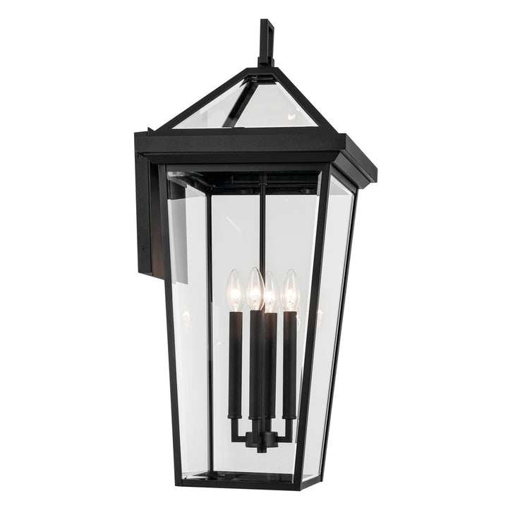 Kichler Canada - 59128BKT - Four Light Outdoor Wall Mount - Regence - Textured Black