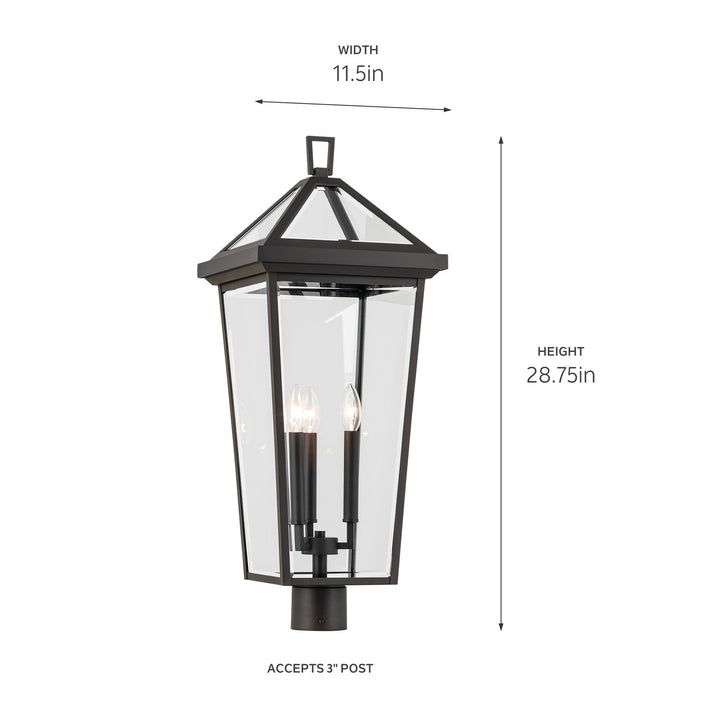 Kichler Canada - 59129OZ - Three Light Outdoor Post Mount - Regence - Olde Bronze
