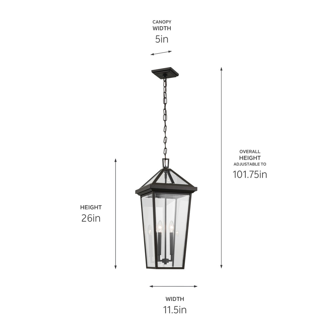 Kichler Canada - 59130OZ - Two Light Outdoor Pendant - Regence - Olde Bronze