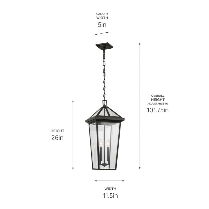 Kichler Canada - 59130OZ - Two Light Outdoor Pendant - Regence - Olde Bronze