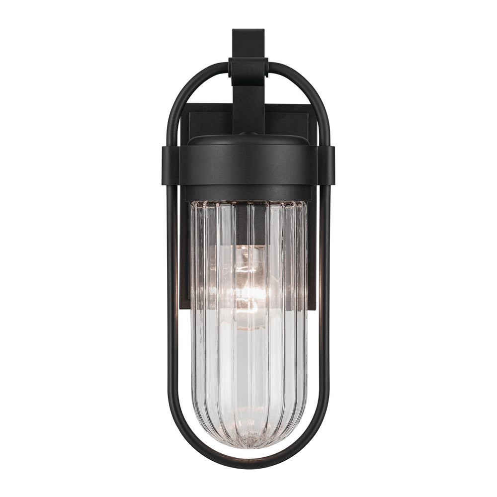 Kichler Canada - 59123BKT - One Light Outdoor Wall Mount - Brix - Textured Black