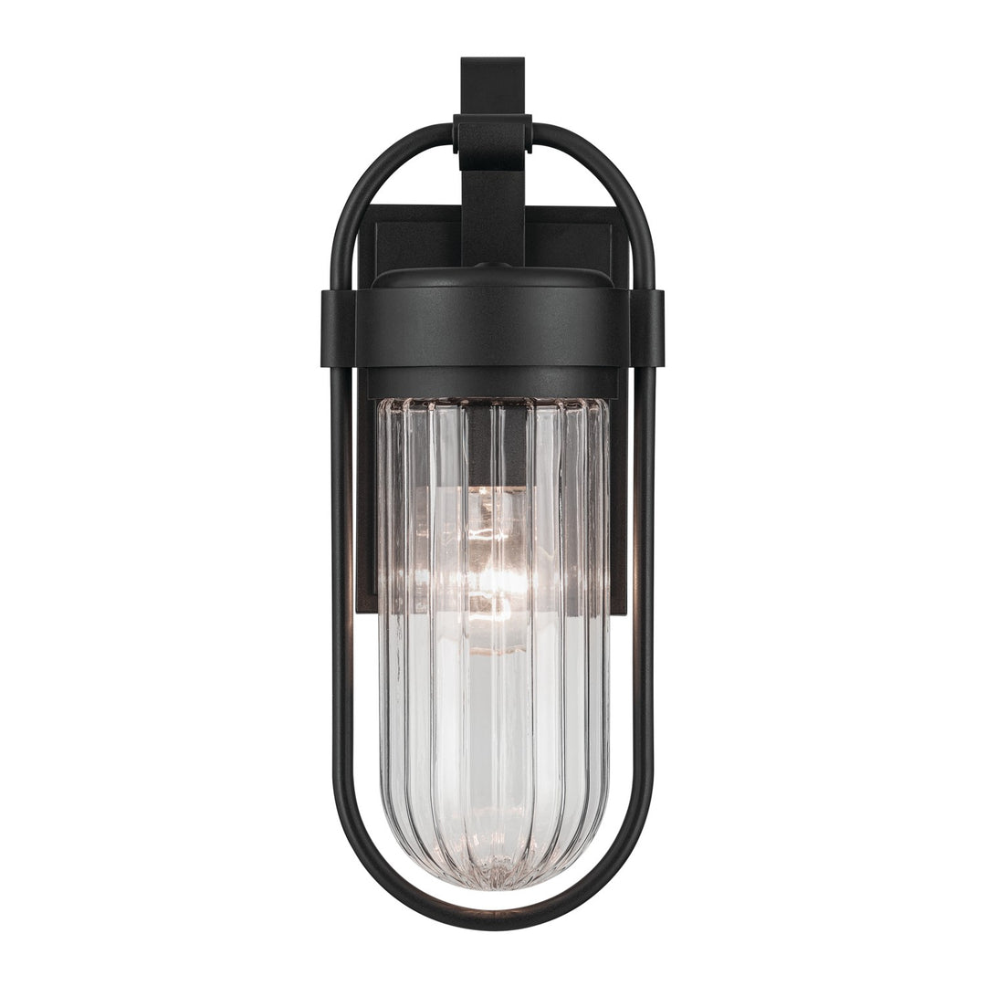 Kichler Canada - 59123BKT - One Light Outdoor Wall Mount - Brix - Textured Black
