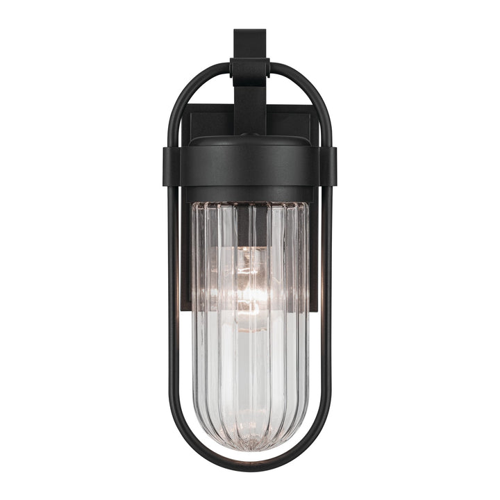 Kichler Canada - 59123BKT - One Light Outdoor Wall Mount - Brix - Textured Black