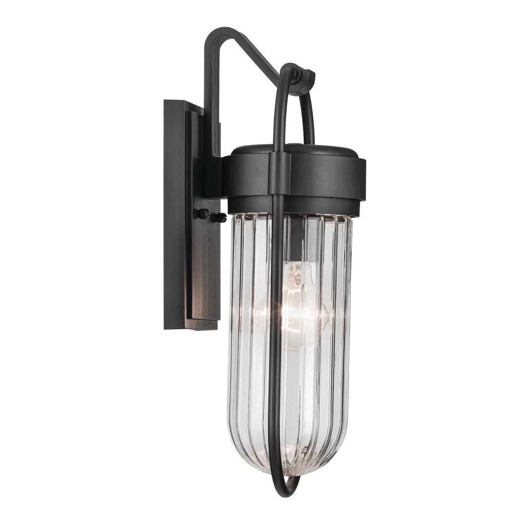 Kichler Canada - 59123BKT - One Light Outdoor Wall Mount - Brix - Textured Black