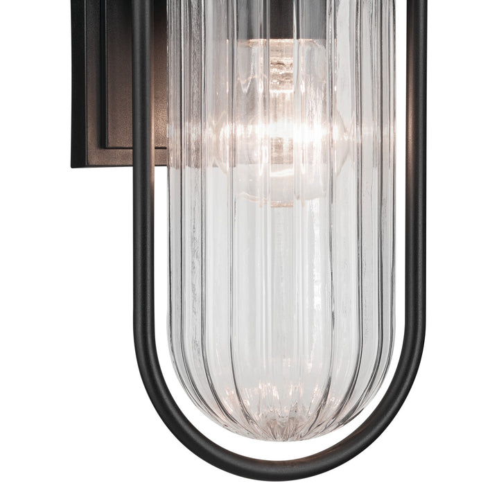 Kichler Canada - 59123BKT - One Light Outdoor Wall Mount - Brix - Textured Black
