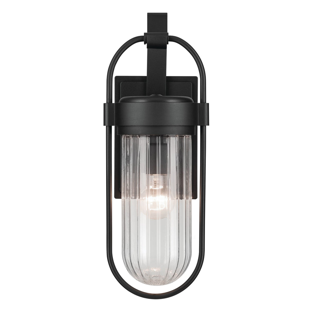 Kichler Canada - 59124BKT - One Light Outdoor Wall Mount - Brix - Textured Black