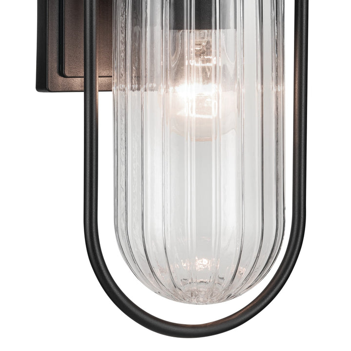 Kichler Canada - 59124BKT - One Light Outdoor Wall Mount - Brix - Textured Black