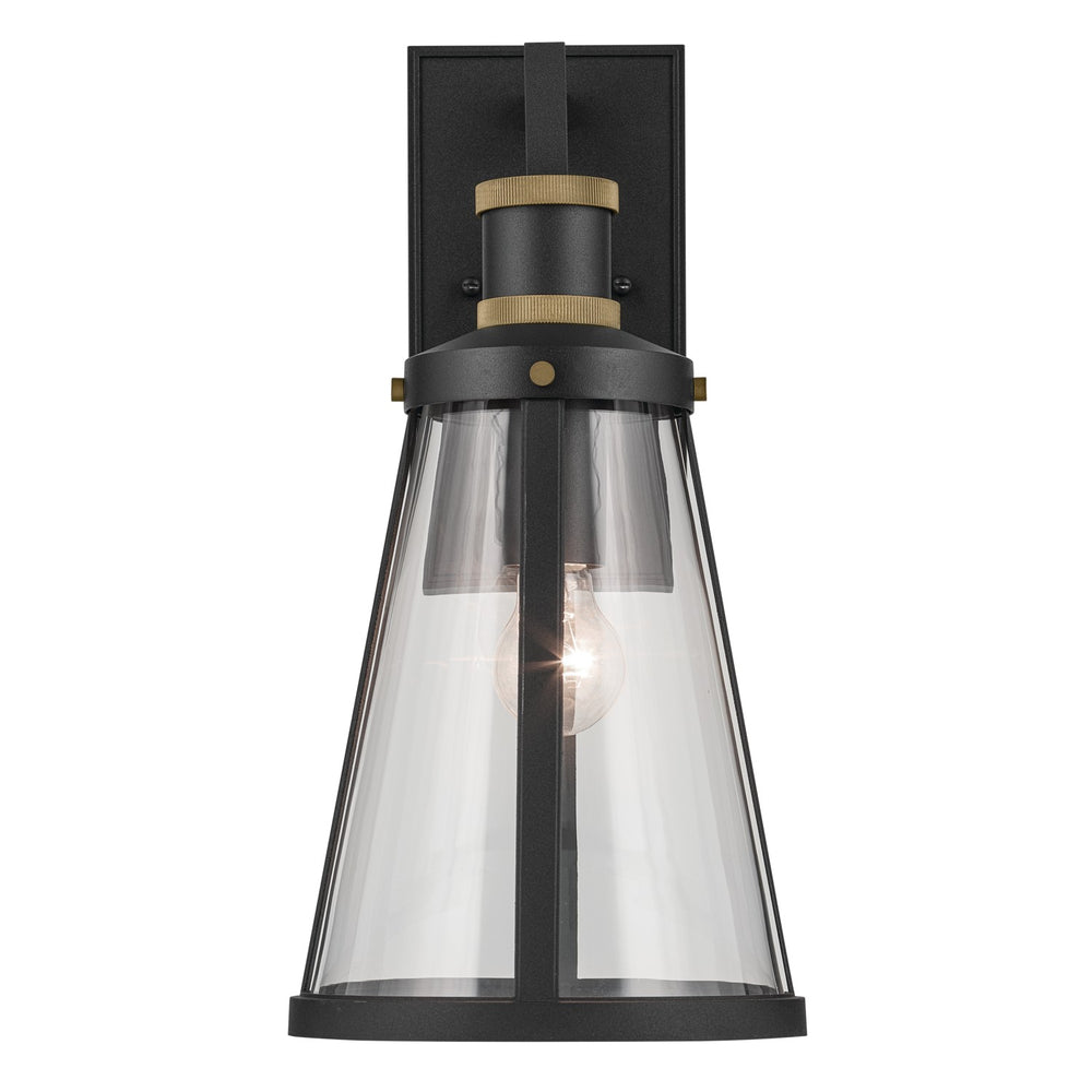 Kichler Canada - 59147BKT - One Light Outdoor Wall Mount - Talman - Textured Black