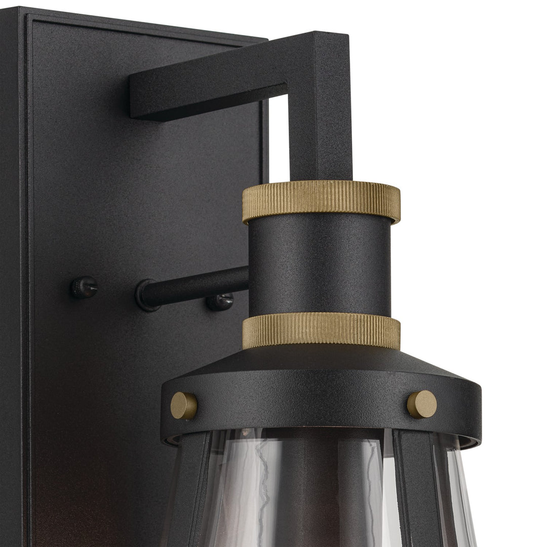 Kichler Canada - 59147BKT - One Light Outdoor Wall Mount - Talman - Textured Black