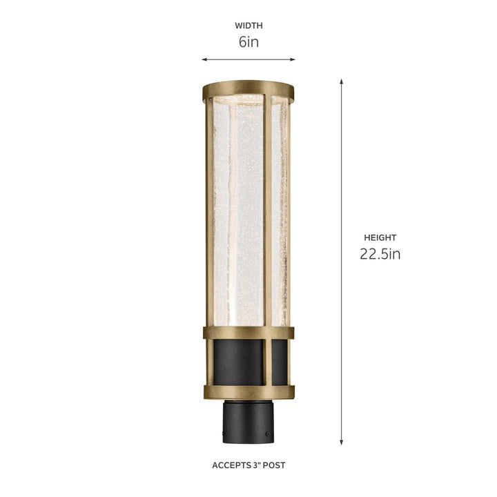 Kichler Canada - 59142BKT - LED Outdoor Post Mount - Camillo - Textured Black