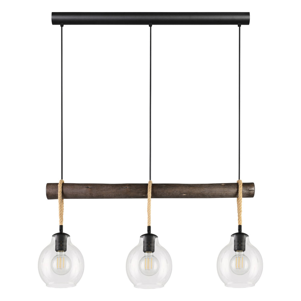 Eglo Canada - 43618A - Three Light Pendant - Roding - Structured Black