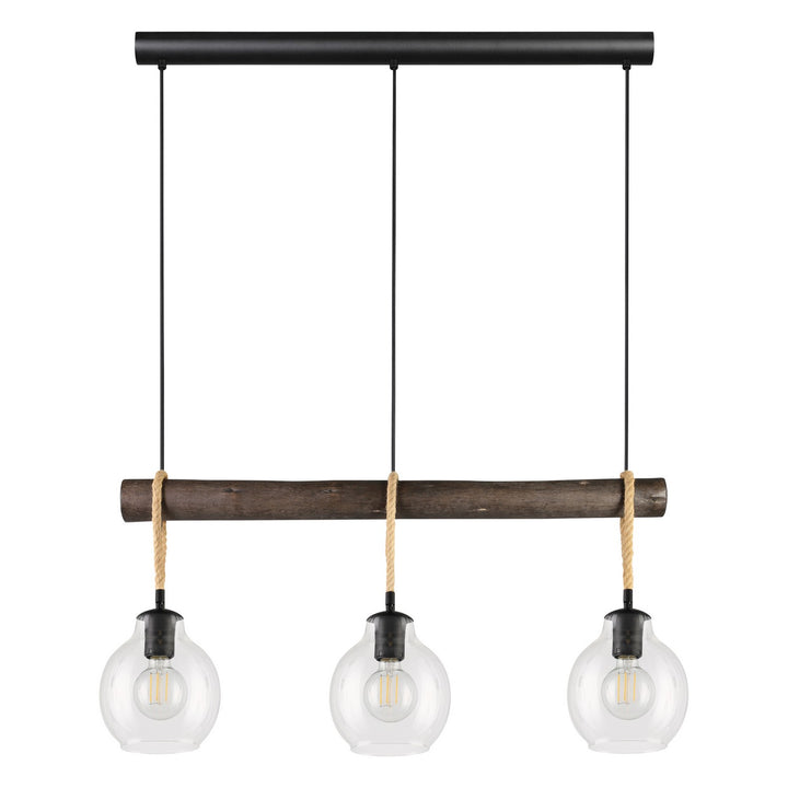 Eglo Canada - 43618A - Three Light Pendant - Roding - Structured Black