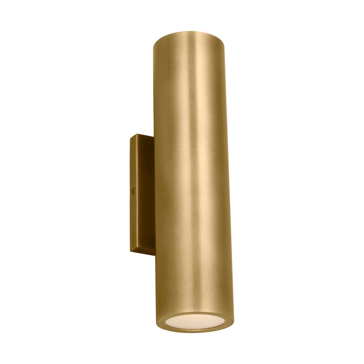 Visual Comfort Modern - SLOWS28927NB - LED Outdoor Wall Mount - Pressa - Natural Brass