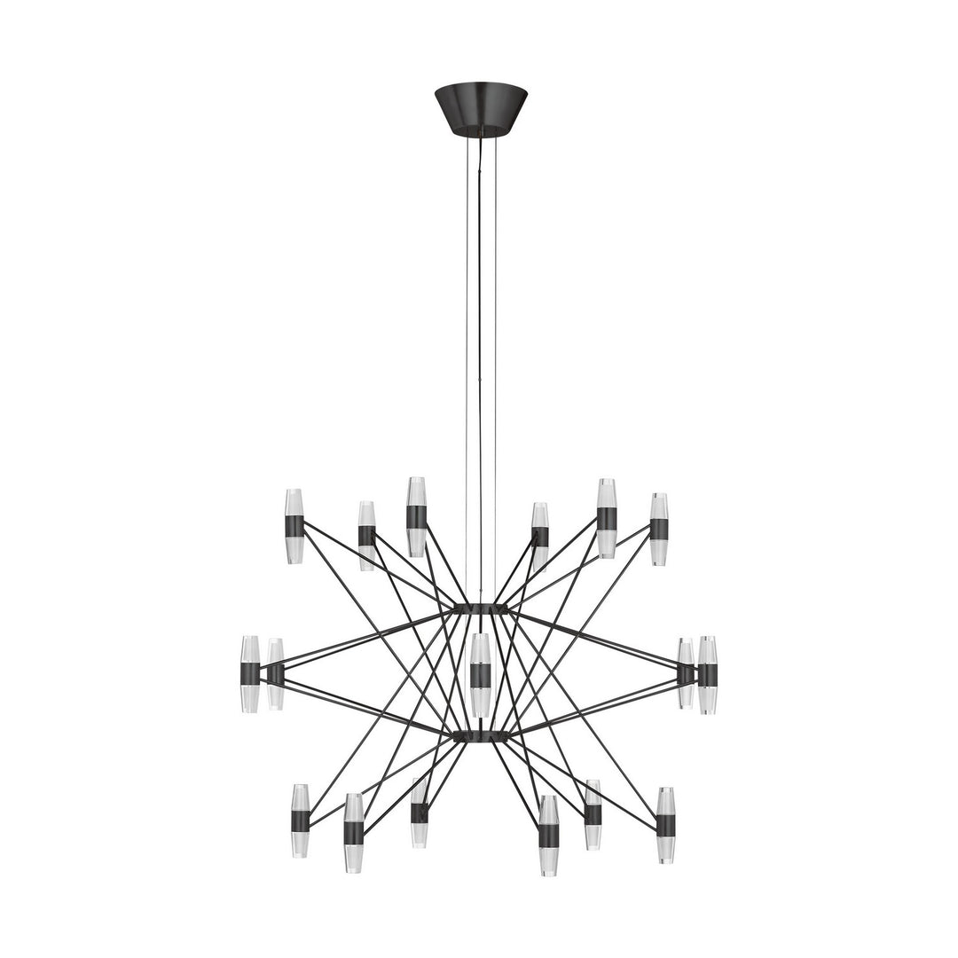 Visual Comfort Modern - SLCH24827BZ - LED Chandelier - Lassell - Dark Bronze