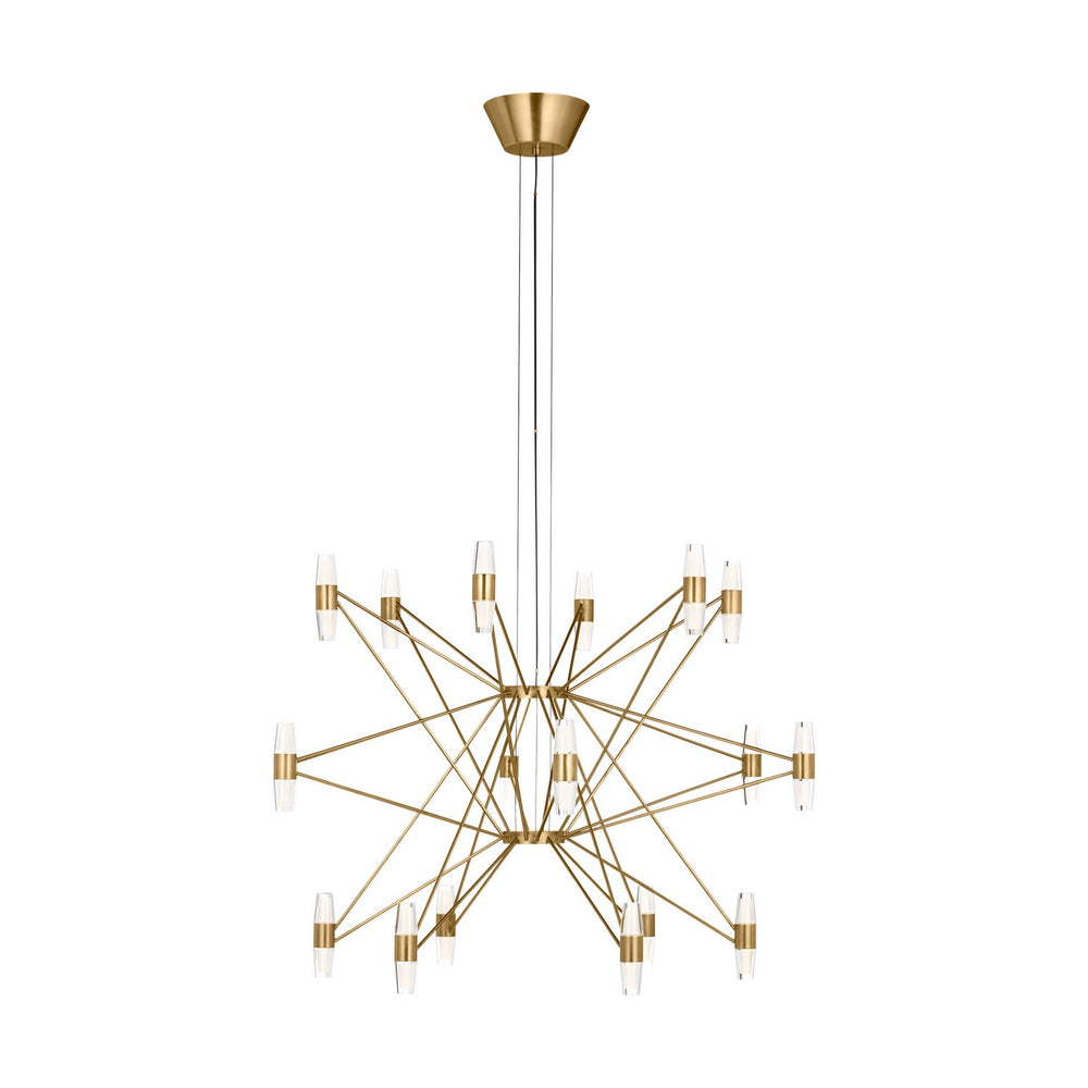 Visual Comfort Modern - SLCH24827NB - LED Chandelier - Lassell - Natural Brass