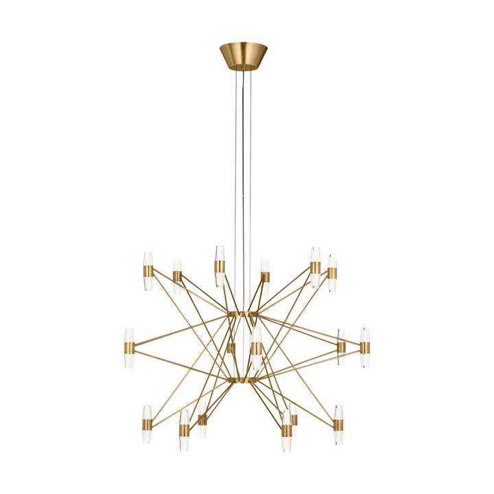 Visual Comfort Modern - SLCH24827NB - LED Chandelier - Lassell - Natural Brass
