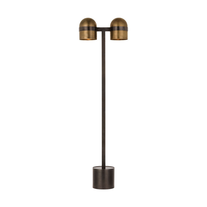 Visual Comfort Modern - AKFL34127BDZ/BWB - LED Floor Lamp - Octavia - Blackened Bronze/Bright Worn Brass
