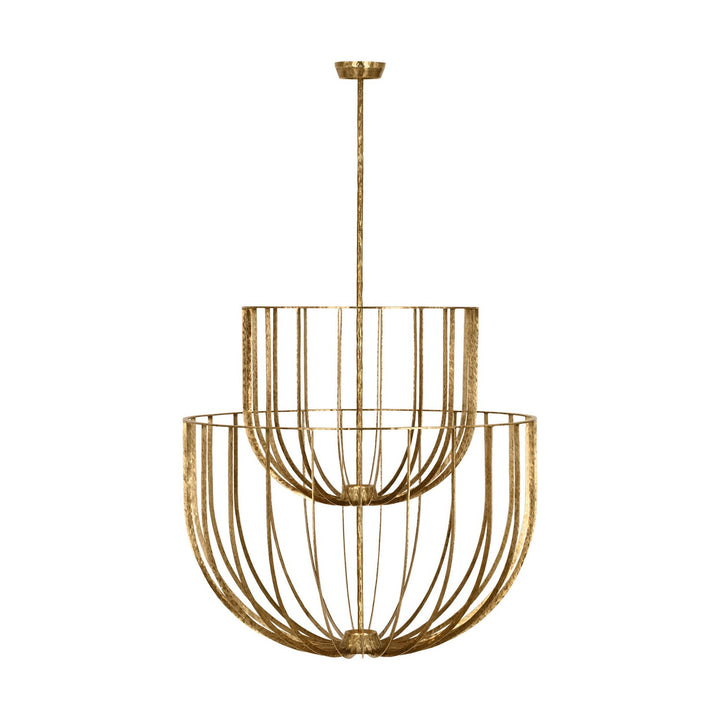Visual Comfort Modern - SLCH33027PAB - LED Chandelier - Sanchi - Polished Antique Brass