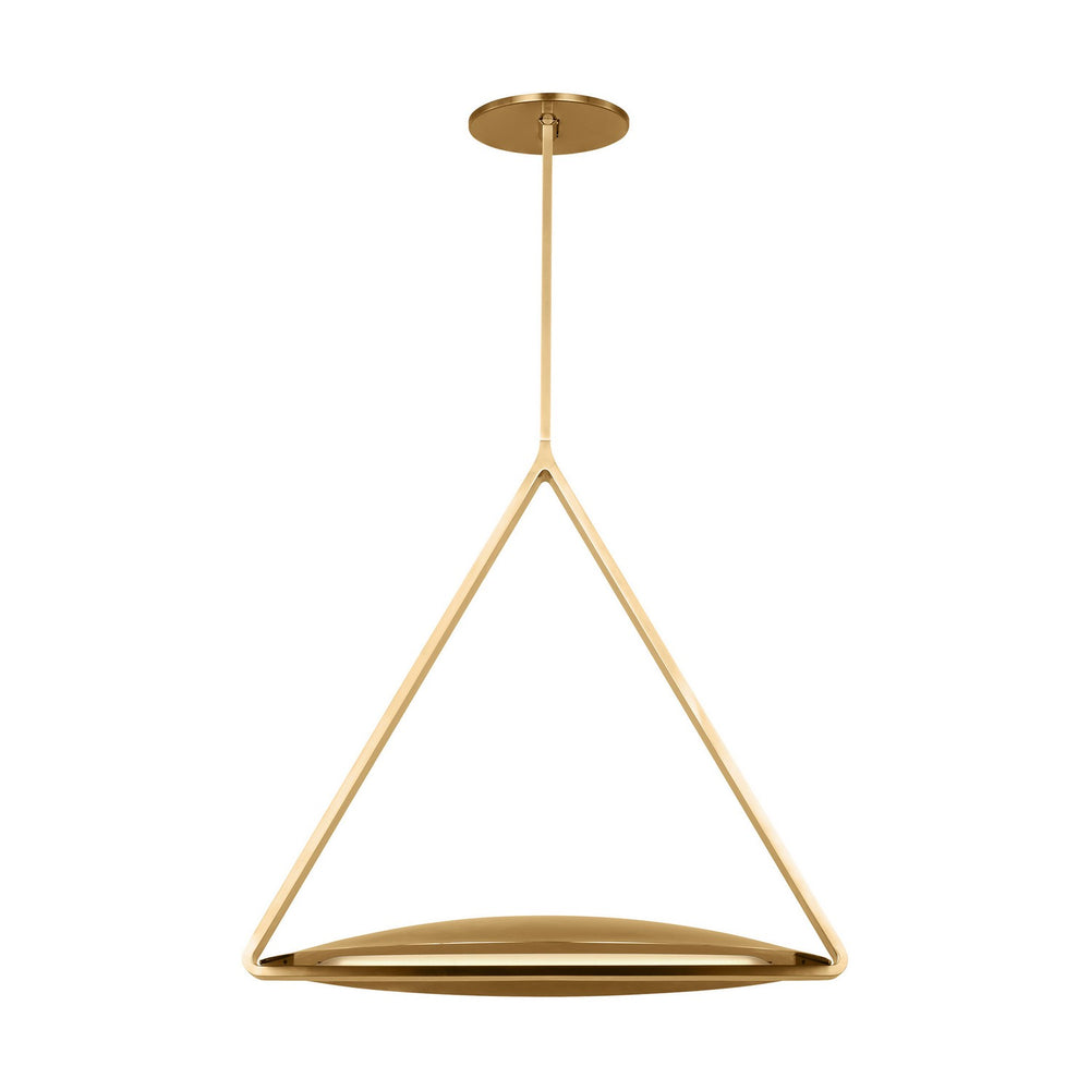 Visual Comfort Modern - PBPD35027NB/NB - LED Pendant - Cymbal - Natural Brass